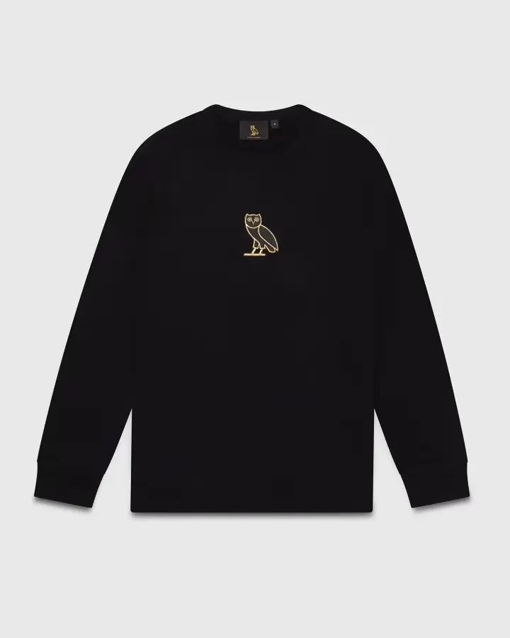 Classic Owl Crewneck Sweatshirt Black Classic Owl Crewneck Sweatshirt Black