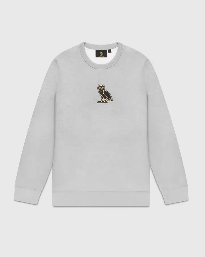 Classic Owl Crewneck Sweatshirt Heather Grey Classic Owl Crewneck Sweatshirt Heather Grey