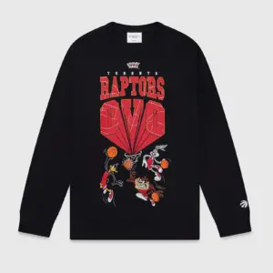 LOONEY TUNES™ X RAPTORS FAST BREAK LONGSLEEVE T-SHIRTLOONEY TUNES™ X RAPTORS FAST BREAK LONGSLEEVE T-SHIRT