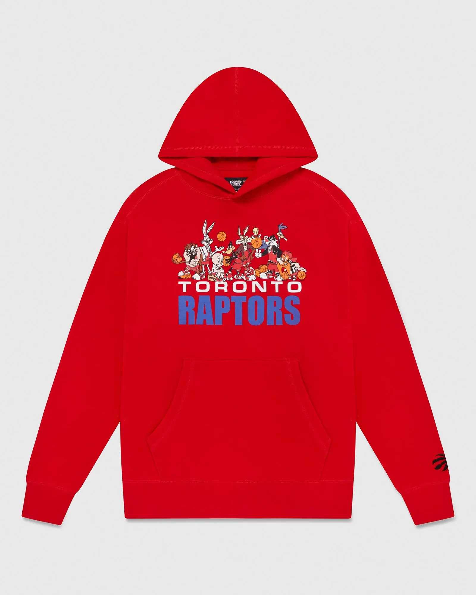 LOONEY TUNES™ X RAPTORS TEAM HOODIE RED LOONEY TUNES™ X RAPTORS TEAM HOODIE RED - Image 1