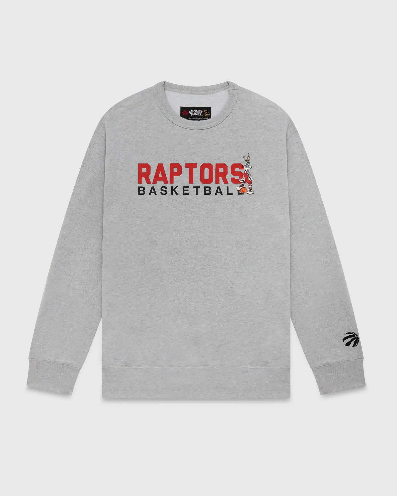 LOONEY TUNES™ X RAPTORS WARM UP CREWNECK GREY LOONEY TUNES™ X RAPTORS WARM UP CREWNECK GREY