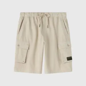 Linen Ripstop Cargo Short - Sandstone