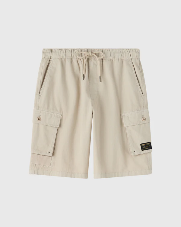 Linen Ripstop Cargo Short - Sandstone Linen Ripstop Cargo Short - Sandstone