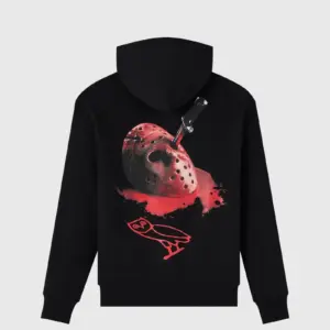 OVO FRIDAY THE 13TH MASK BLCK HOODIE