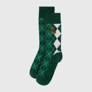 OVO Golf Argyle Sock - Lush Green