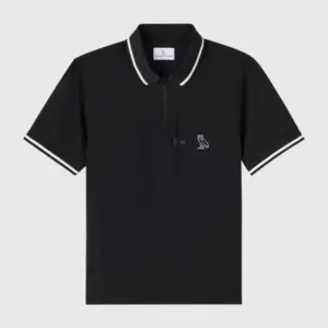 OVO Golf Stretch Nylon Polo - Black