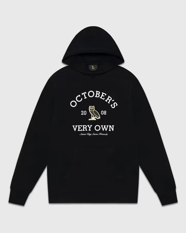OVO x Collegiate Hoodie-Black OVO x Collegiate Hoodie-Black