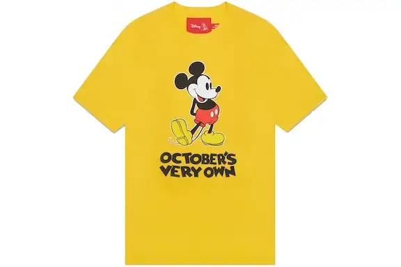 OVO x Disney Classic Mickey T-Shirt – Yellow OVO x Disney Classic Mickey T-Shirt – Yellow