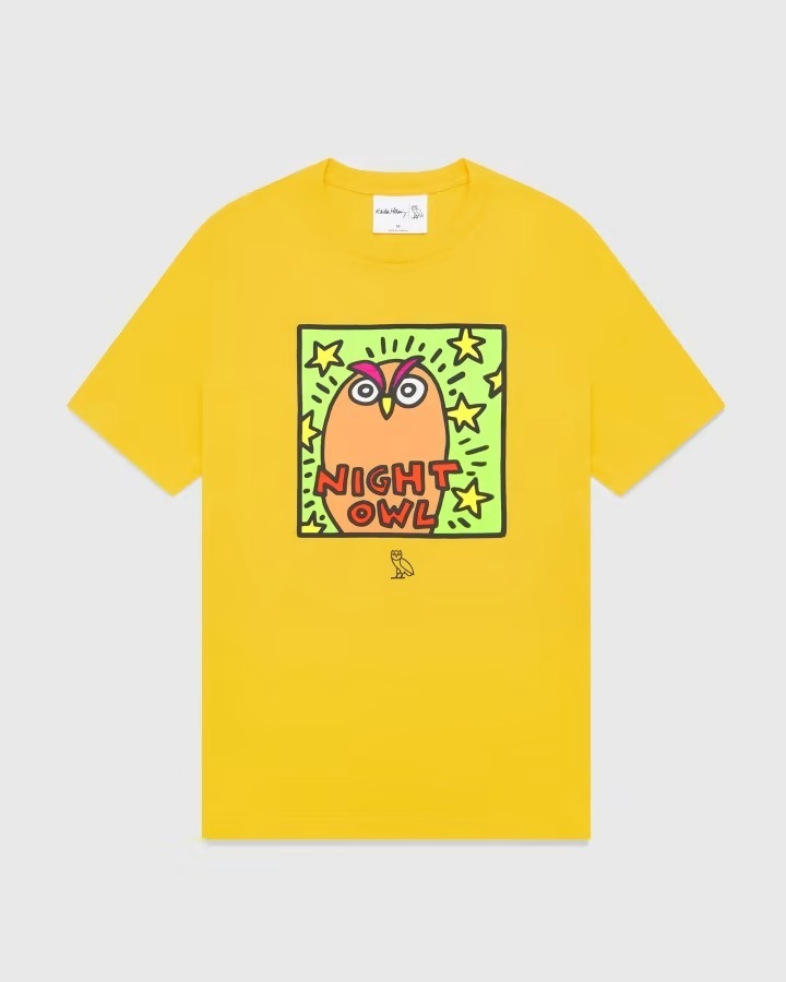 Ovo® x Keith Haring T-Shirt Yellow Ovo® x Keith Haring T-Shirt Yellow
