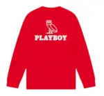 Ovo® x Playboy Butterfly Crewneck Sweatshirt Red