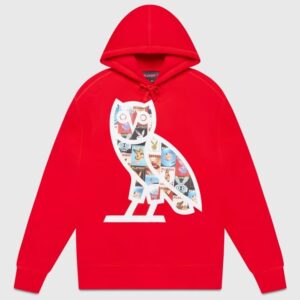 Ovo® x Playboy Magazine Hoodie Red