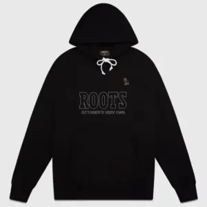 Ovo® x Roots Owl Patch Hoodie Black